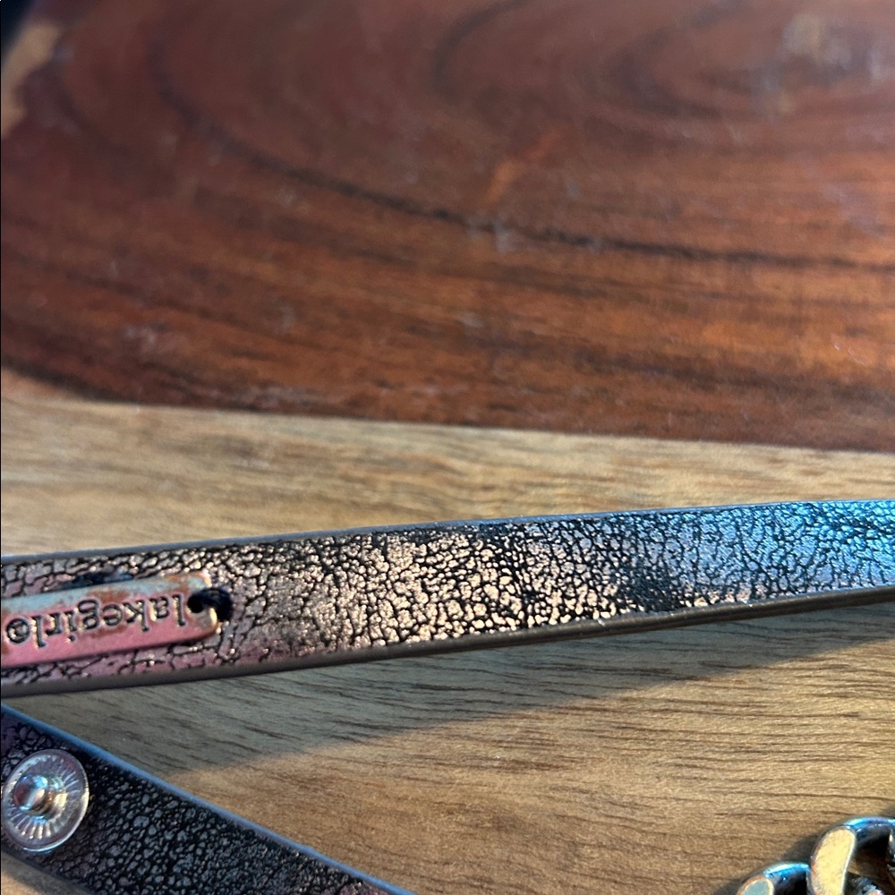 Silver and Black Lakegirl Bracelet wraps three times - Picture 14 of 14